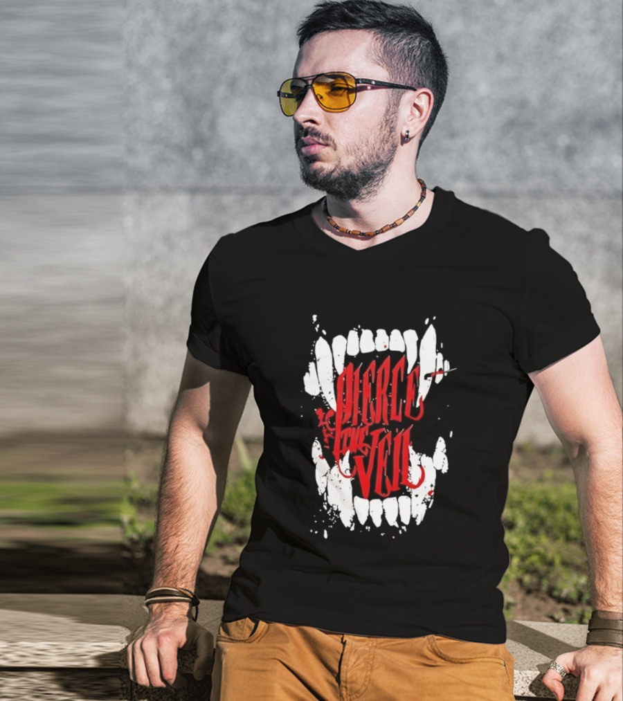 Pierce The Veil Blood Fangs Post Hardcore Band Merch T-Shirt