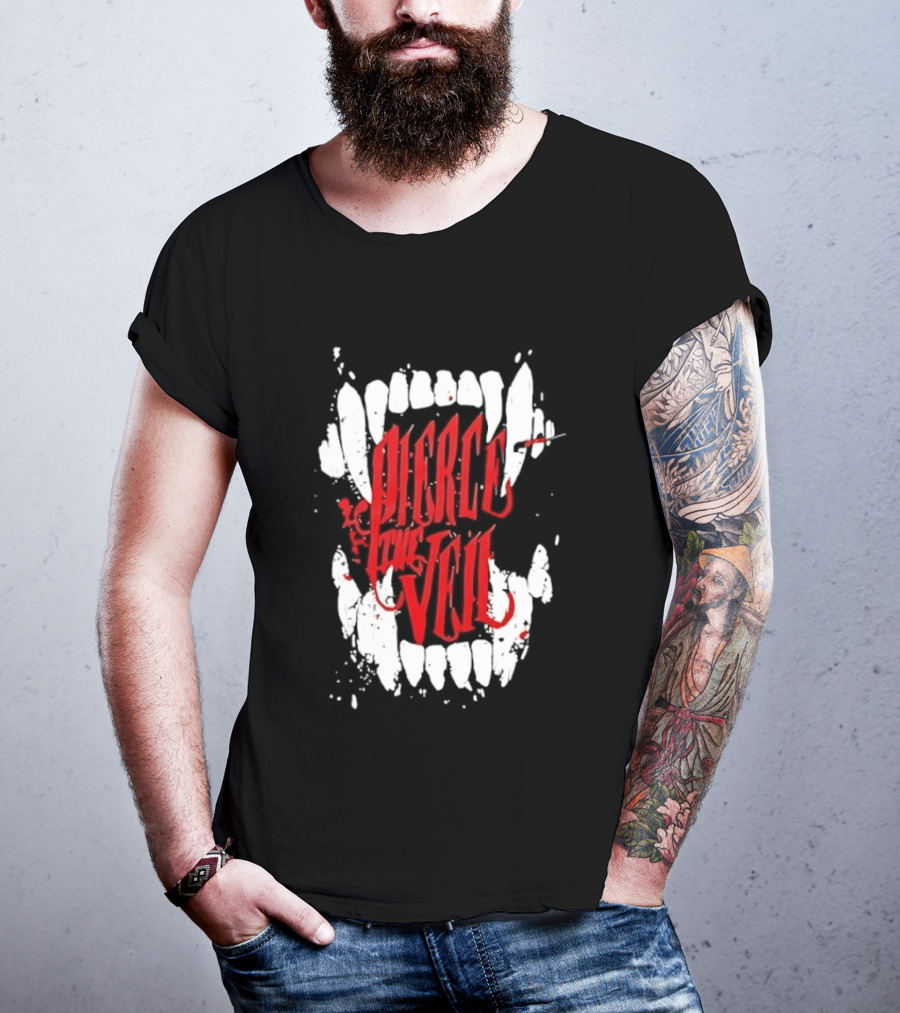 Pierce The Veil Blood Fangs Post Hardcore Band Merch T-Shirt