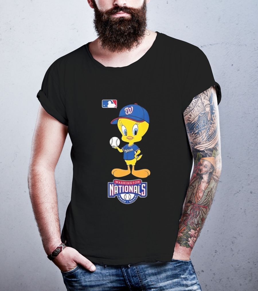 Washington Nationals Tweety Bird Baseball MLB T-Shirt