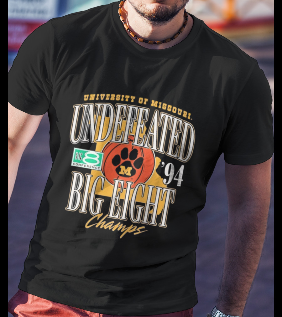 University Of Missouri Big Eight Undefeated Champions 1994 T-Shirt