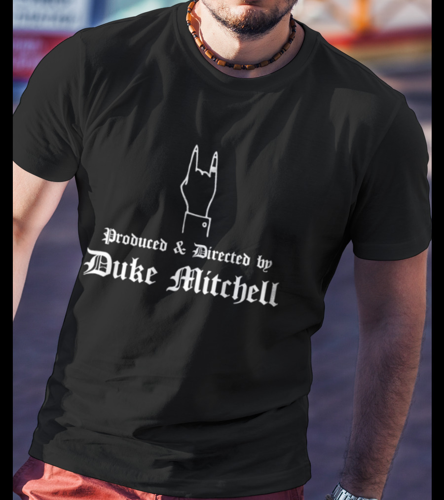 Produced And Directed By Duke Mitchell Cult Cinema Hand T-Shirt