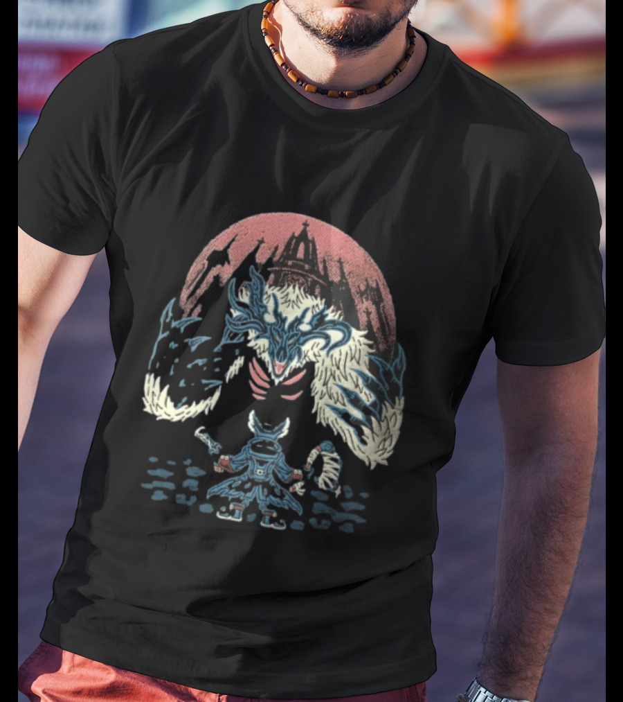 Vicar Amelia Hunter Confronts Beast At Gothic Cathedral T-Shirt