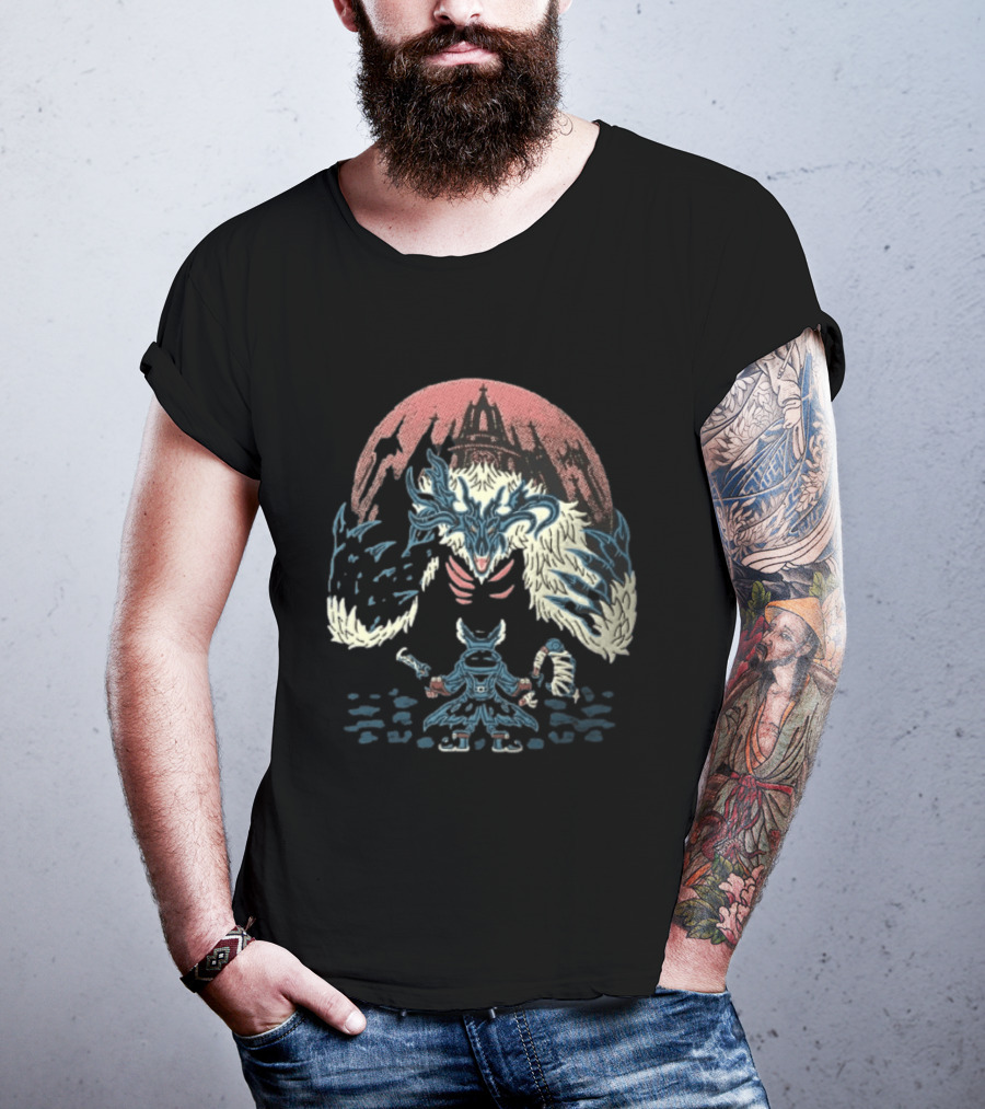 Vicar Amelia Hunter Confronts Beast At Gothic Cathedral T-Shirt