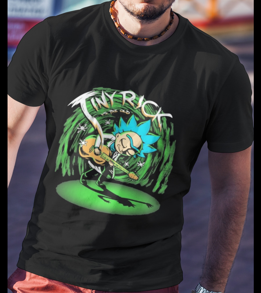 Tiny Rick Vs The Old Guitar Jam Session T-Shirt