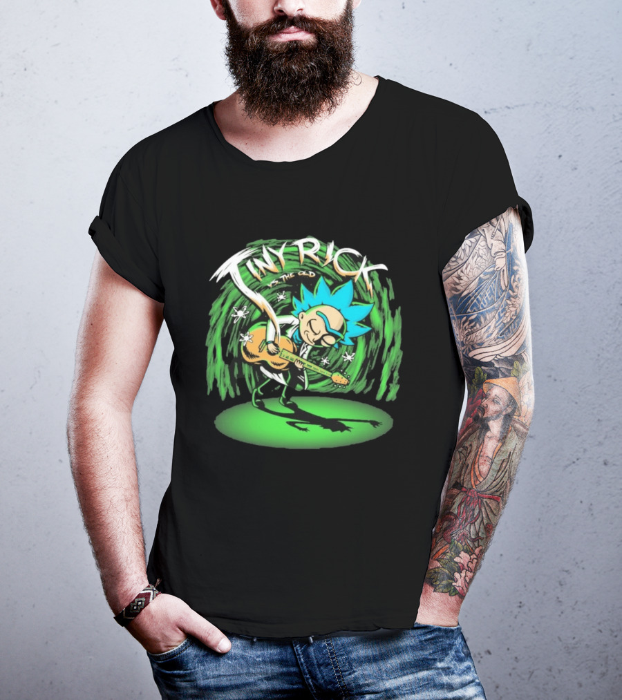 Tiny Rick Vs The Old Guitar Jam Session T-Shirt