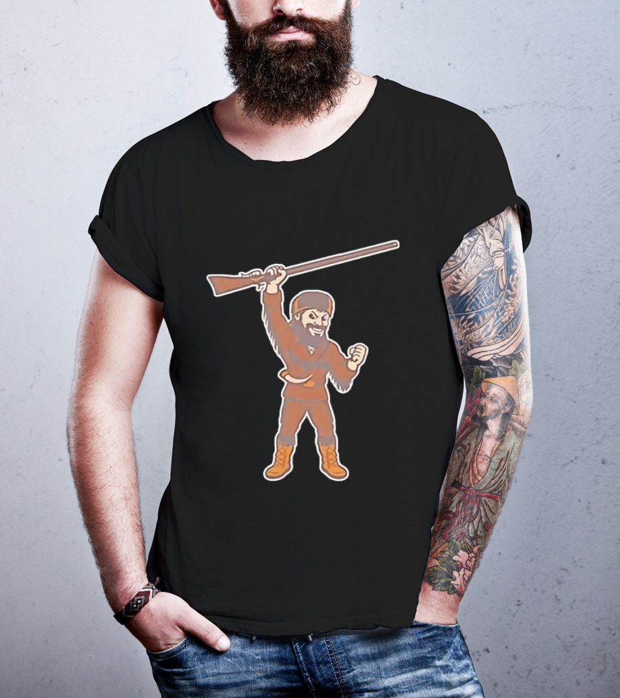 West Virginia Mountaineers WVU Mascot Vintage Rifleman T-Shirt