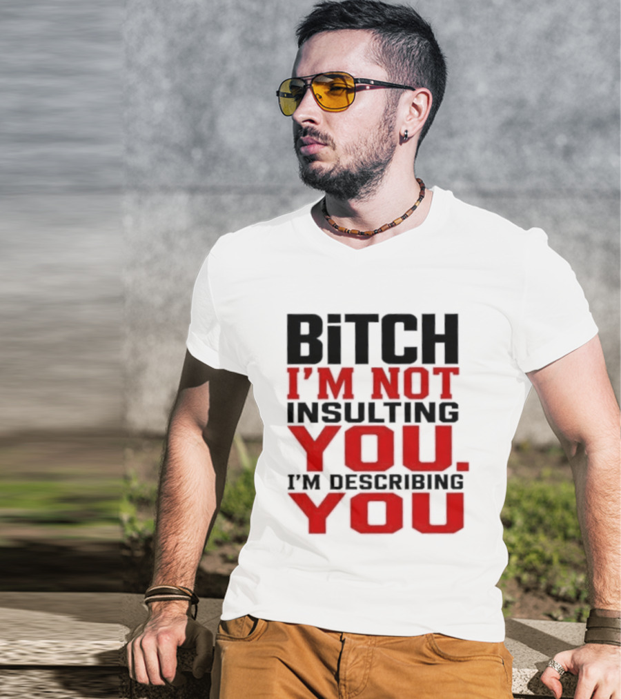 Bitch I'm Not Insulting You I'm Describing You T-Shirt