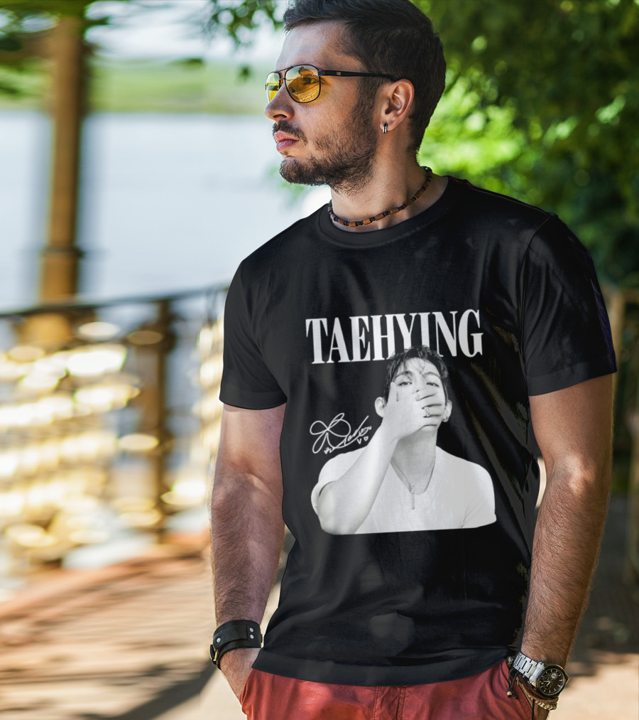 TAEHYUNG BTS V K Pop Fashion Style Signature T-Shirt