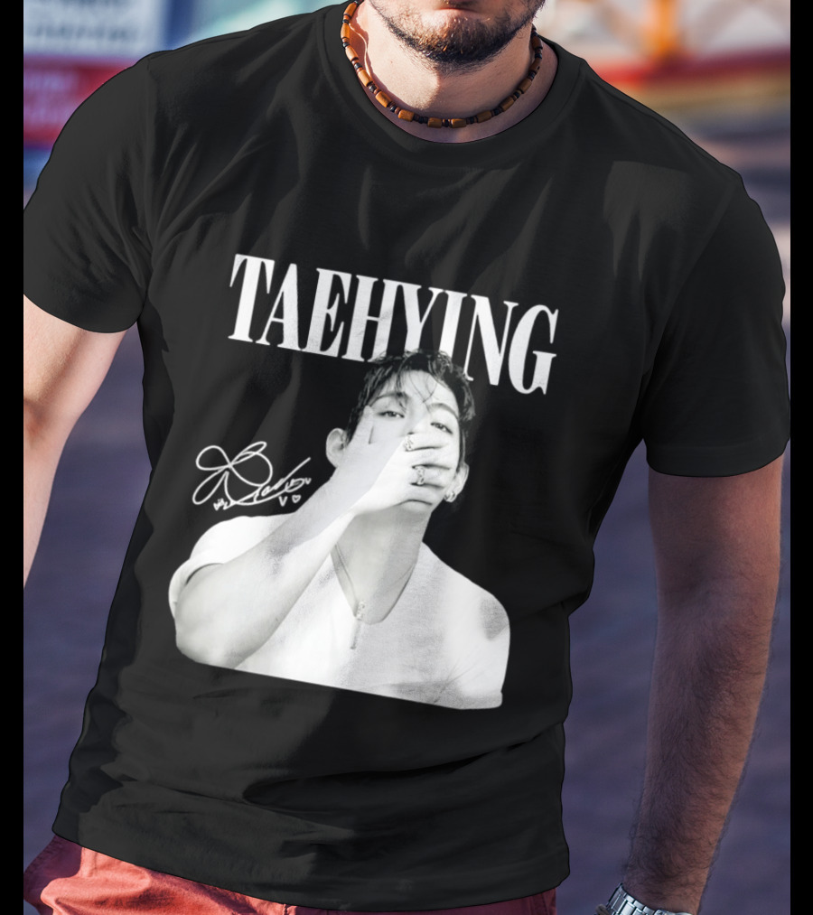 TAEHYUNG BTS V K Pop Fashion Style Signature T-Shirt