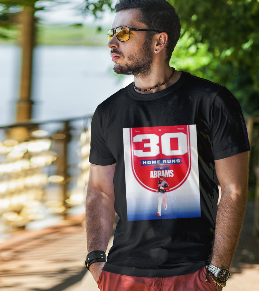 30 Home Runs CJ Abrams Washington Nationals T-Shirt