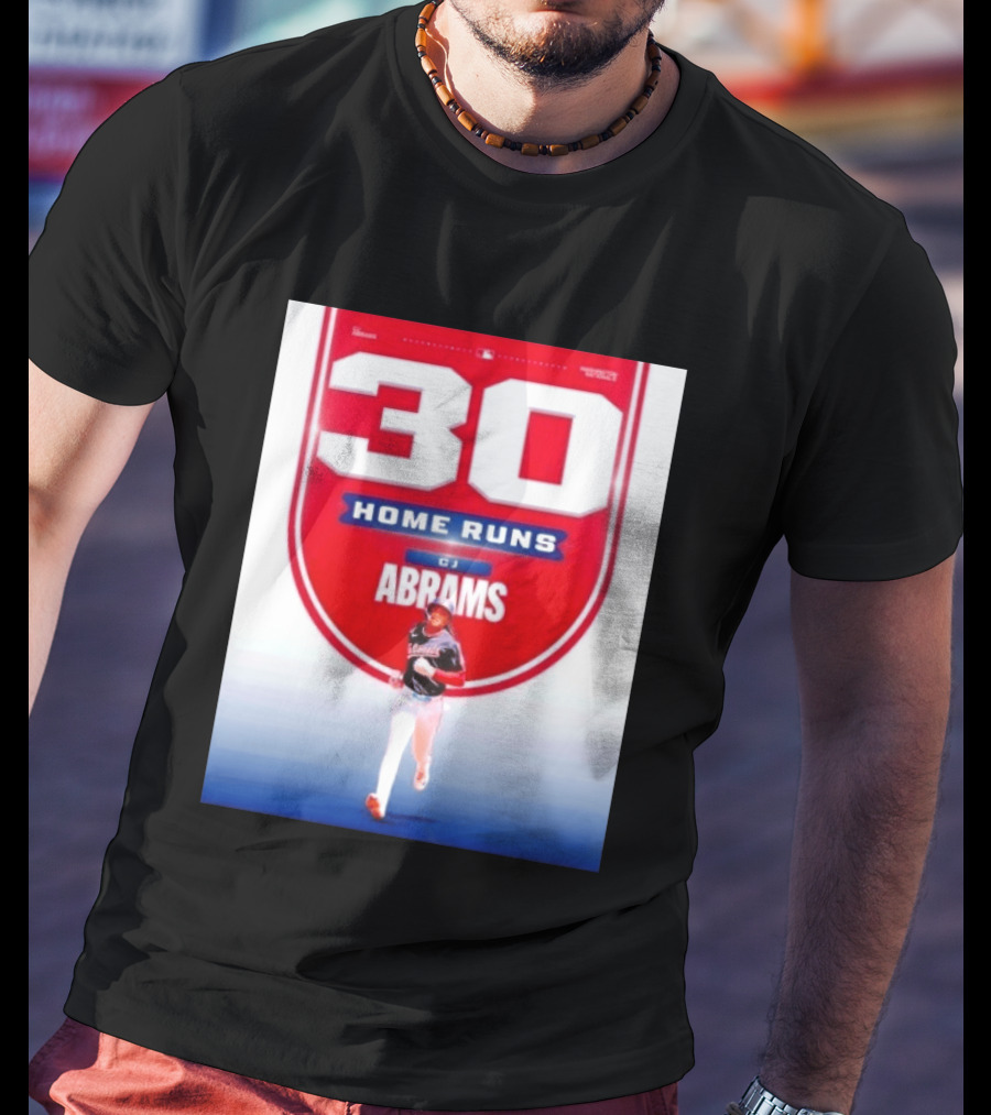 30 Home Runs CJ Abrams Washington Nationals T-Shirt