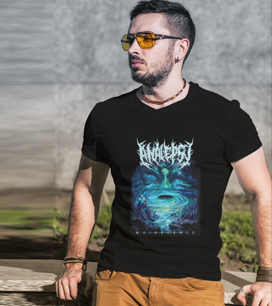 Miasma Records Analepsy Quiescence Surreal Cosmic Vortex T-Shirt