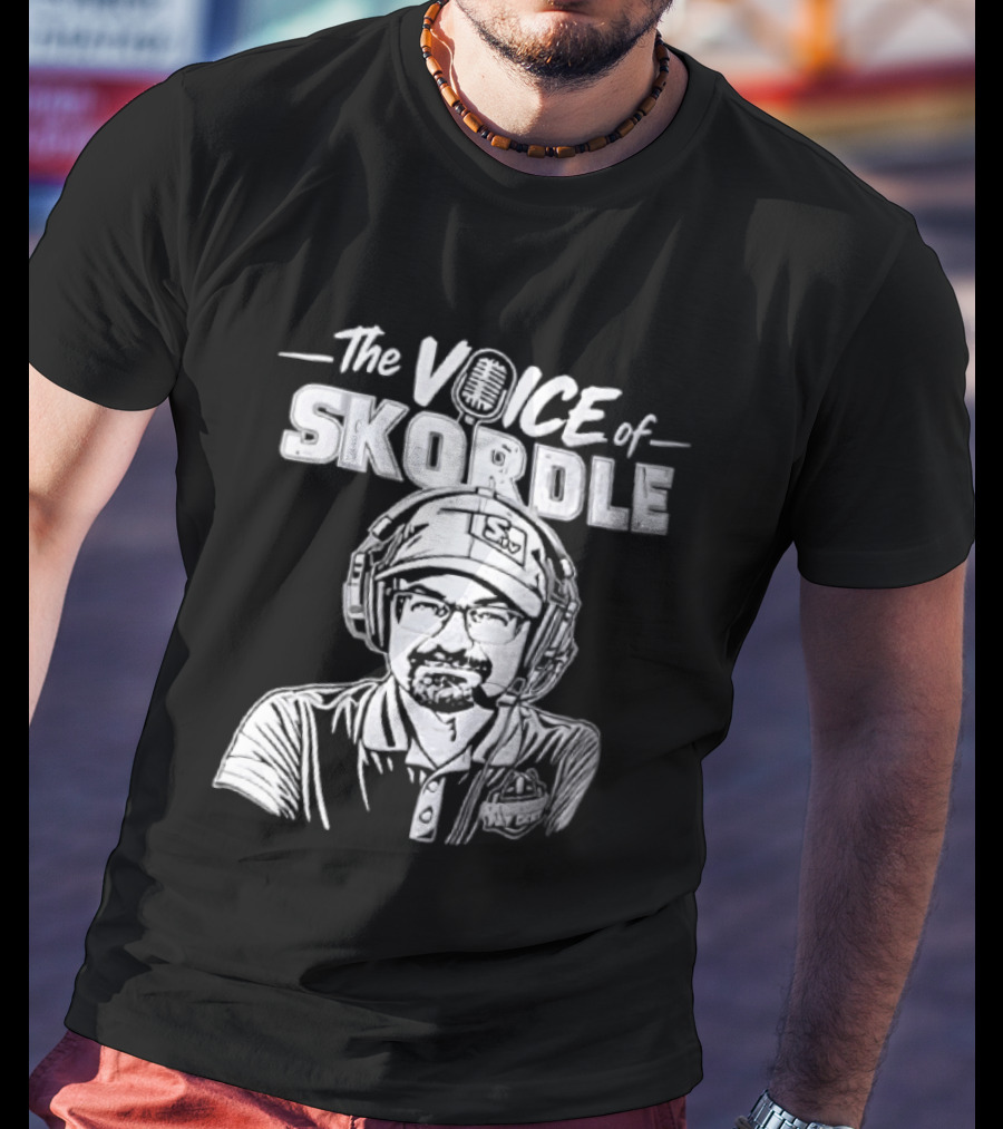 The Voice Of Skordle Podcast Broadcaster Sports Commentator T-Shirt
