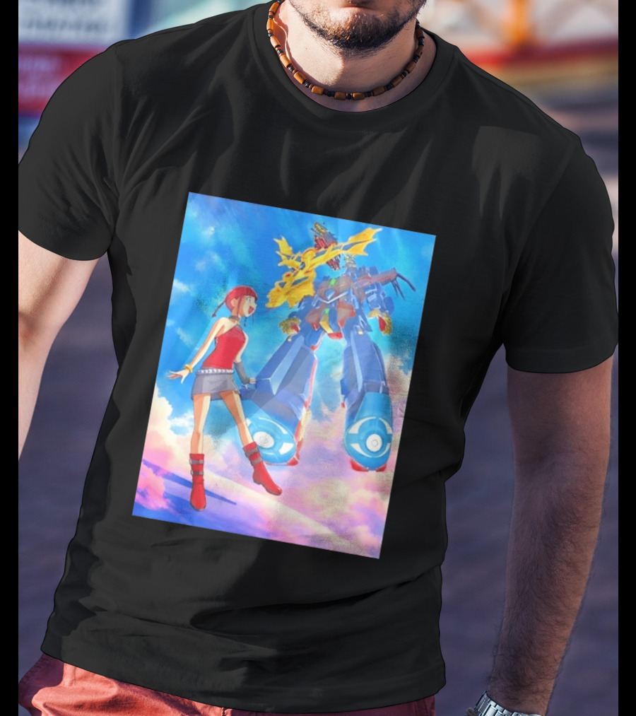 Dorothy Wayneright With The Big O Mecha From The Big O Anime Series T-Shirt