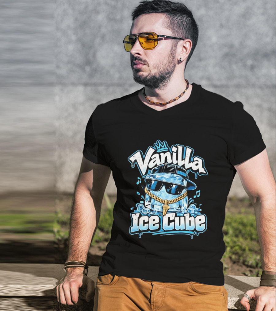 Vanilla Ice Cube Hip Hop Music Rap Cool Ice T-Shirt