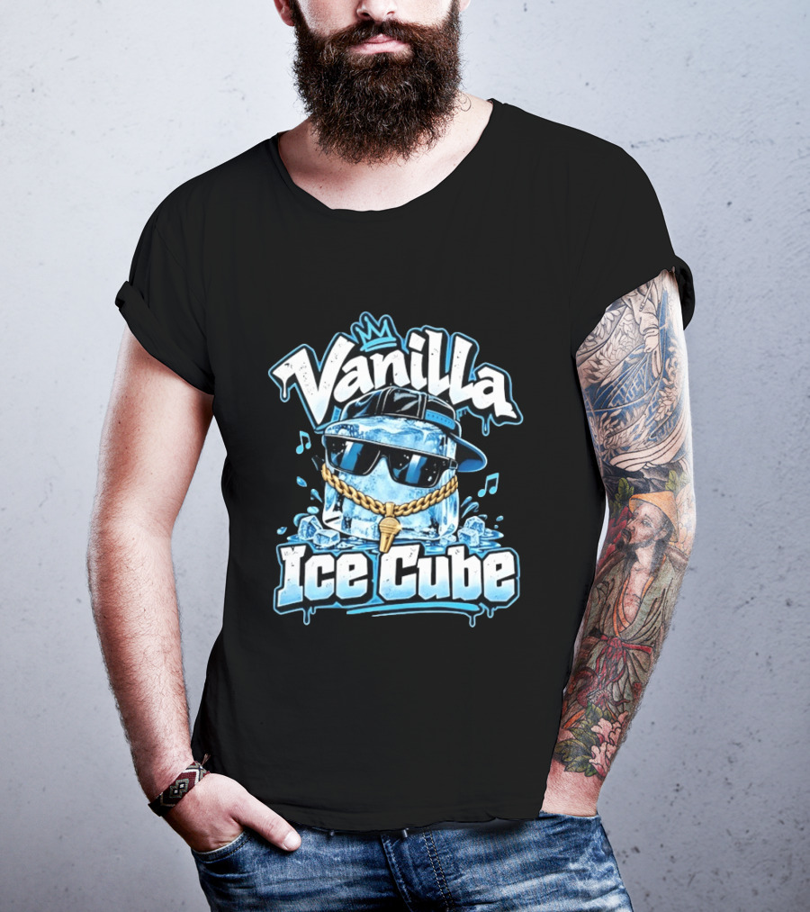 Vanilla Ice Cube Hip Hop Music Rap Cool Ice T-Shirt