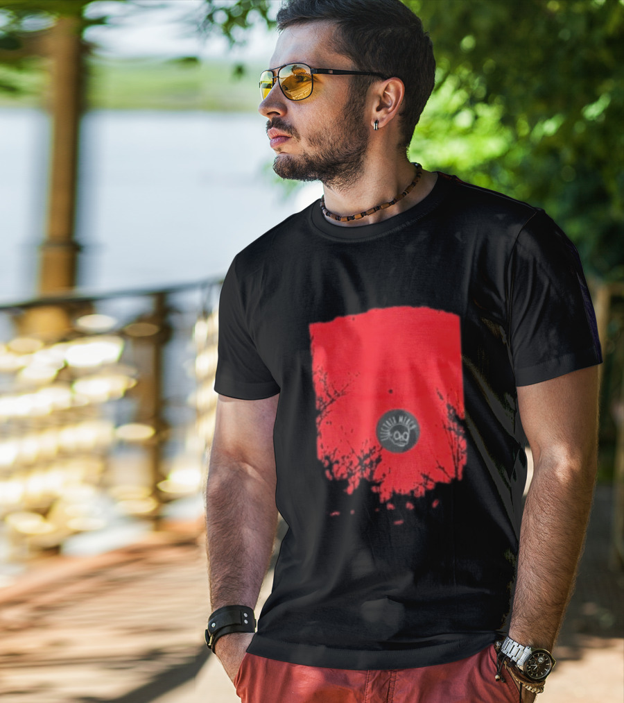 Electrix Store American Football The One With The Piano Tree Circle T-Shirt