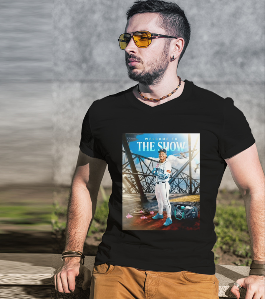 Welcome To The Show Michael Arroyo Mariners 50th Anniversary Baseball T-Shirt