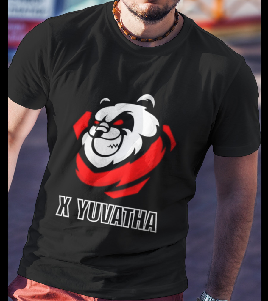 X Yuvatha Panda Gaming Esports T-Shirt