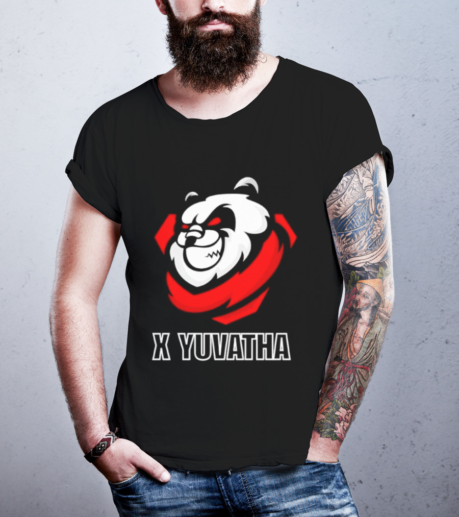 X Yuvatha Panda Gaming Esports T-Shirt