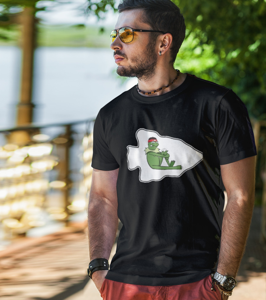 Patrick Mahomes Kansas City Chiefs Crying Kermit Meme T-Shirt