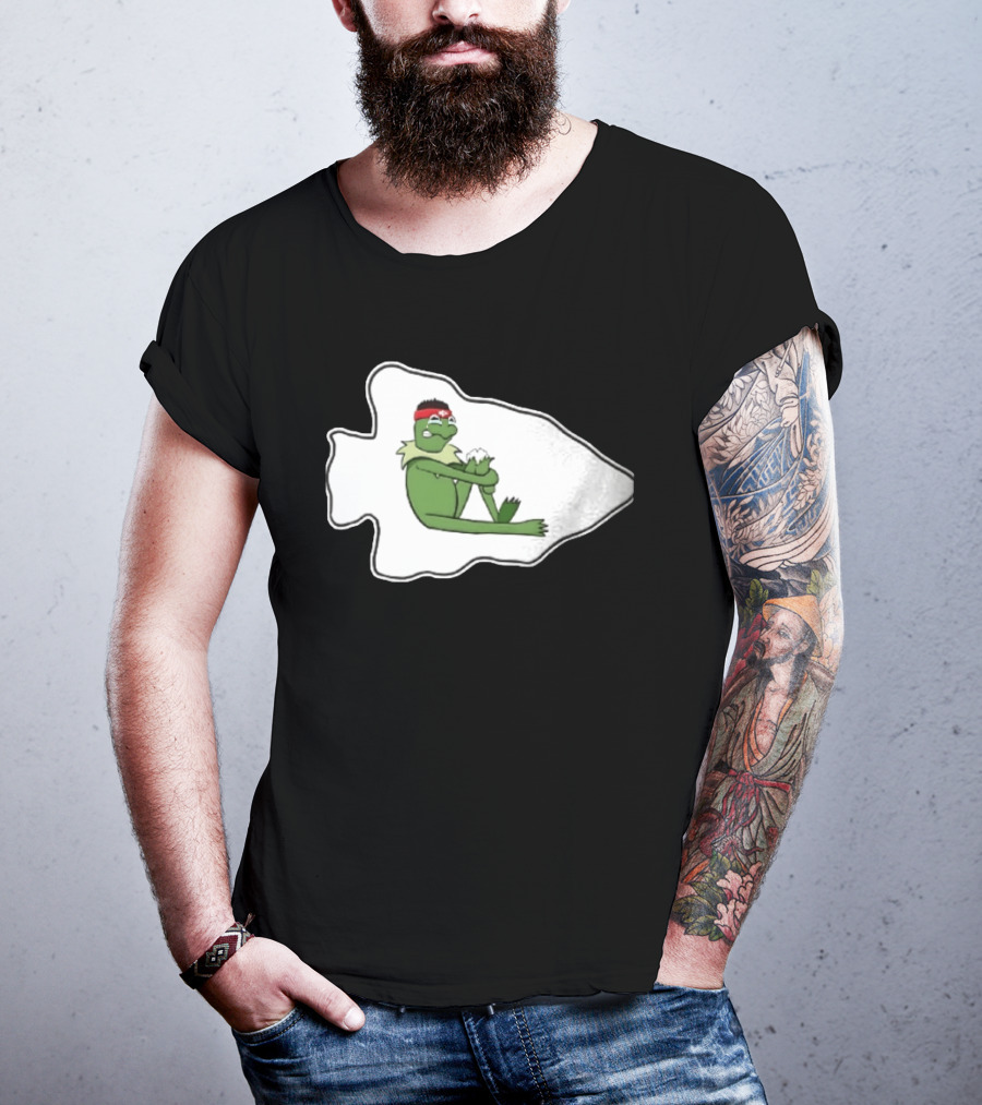 Patrick Mahomes Kansas City Chiefs Crying Kermit Meme T-Shirt