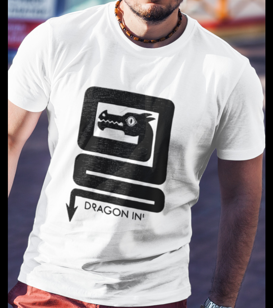 Dragon Ink Snake Head Mythical Creature T-Shirt