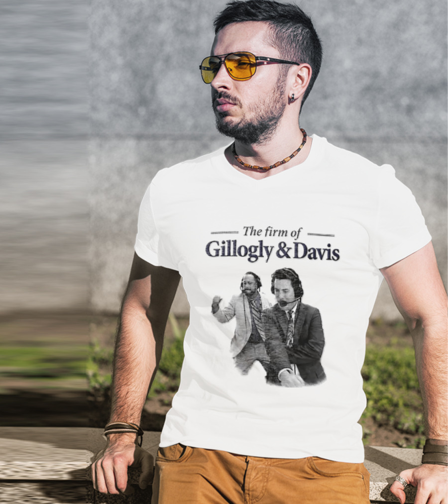 Gillogly And Davis The Firm Of Sports Commentators T-Shirt