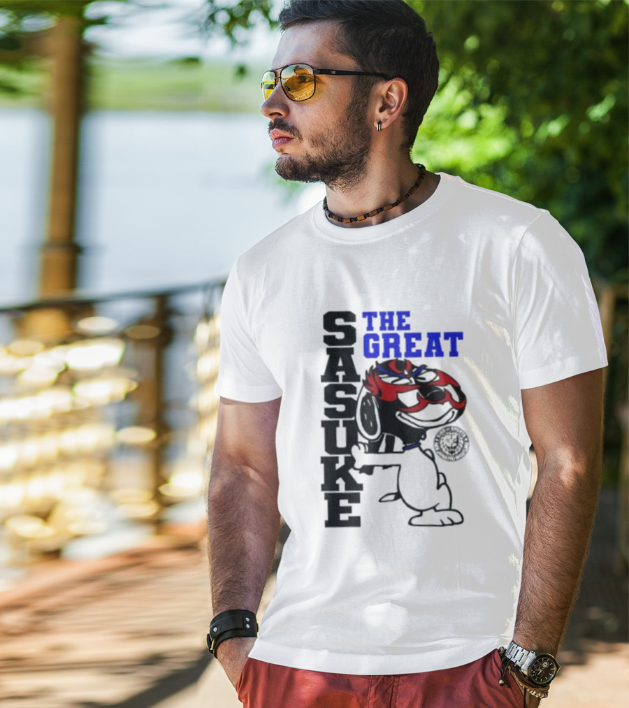 The Great Sasuke Snoopy New Japan Pro Wrestling T-Shirt