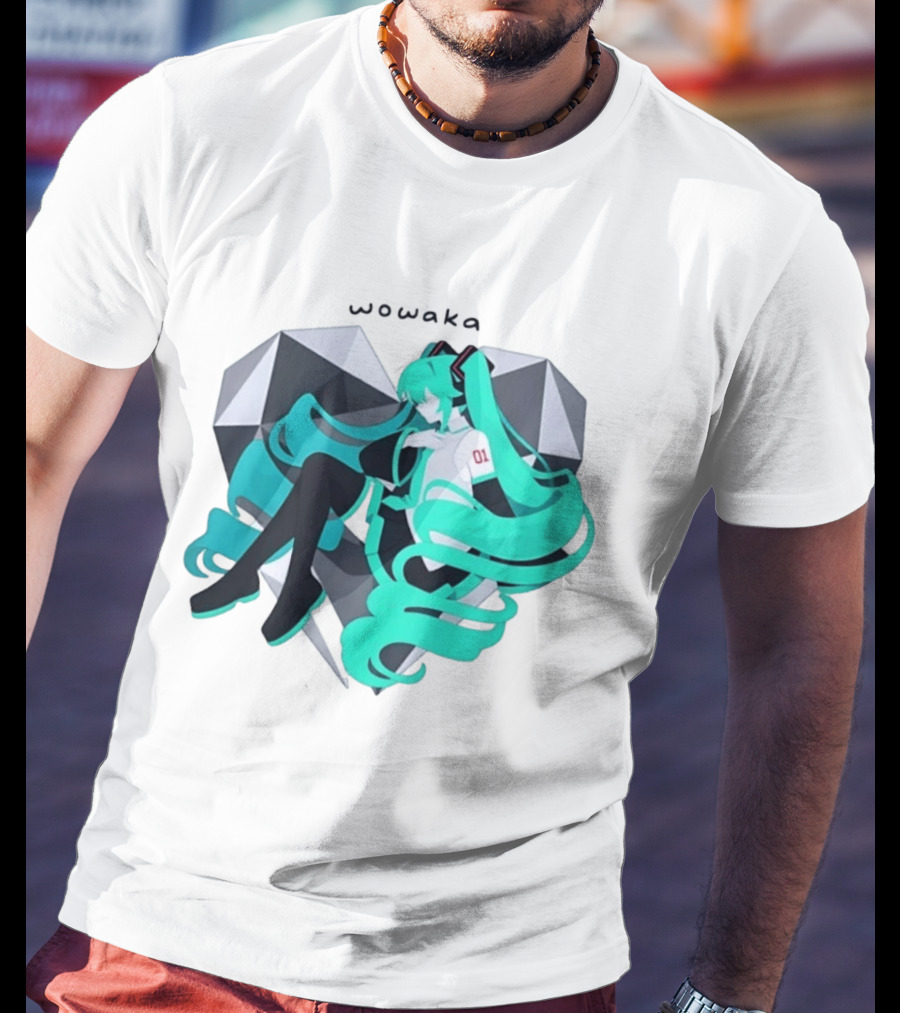 Wowaka 01 Hatsune Miku Heart Vocaloid Anime T-Shirt