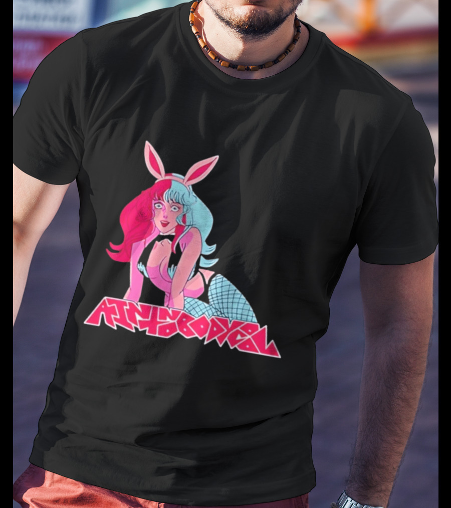 Ain't Nobody Anime Aesthetic Bunny Girl Vibrant Neon T-Shirt