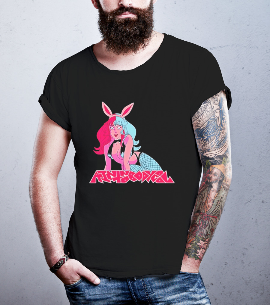 Ain't Nobody Anime Aesthetic Bunny Girl Vibrant Neon T-Shirt