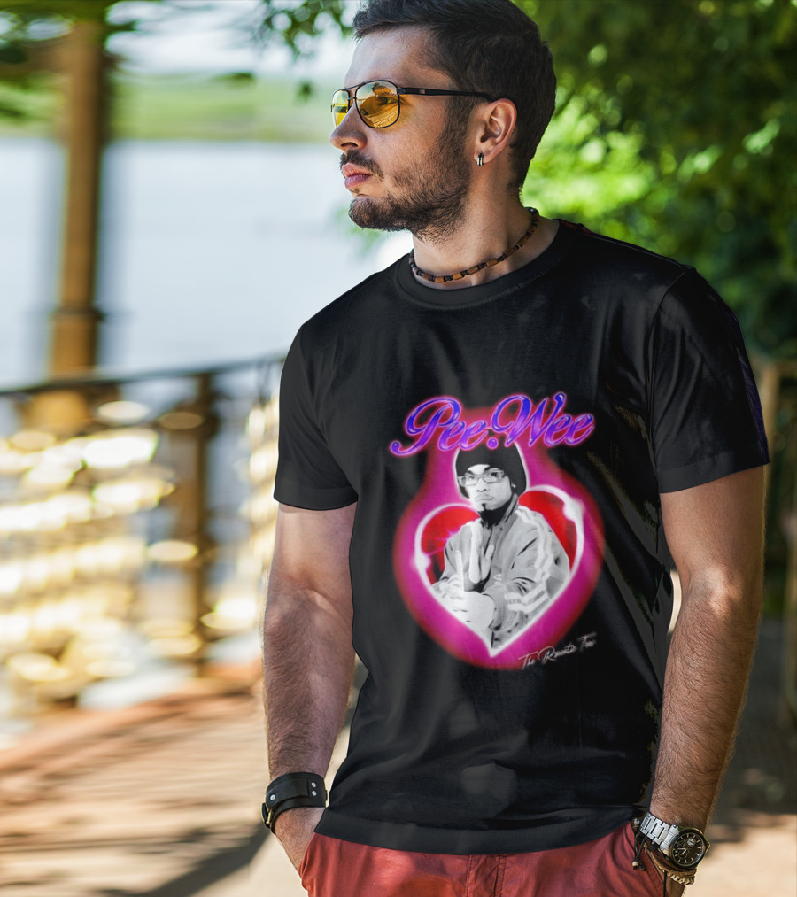 Pee Wee The Romantic Tour Heart Iconic Rap Hip Hop Artist T-Shirt
