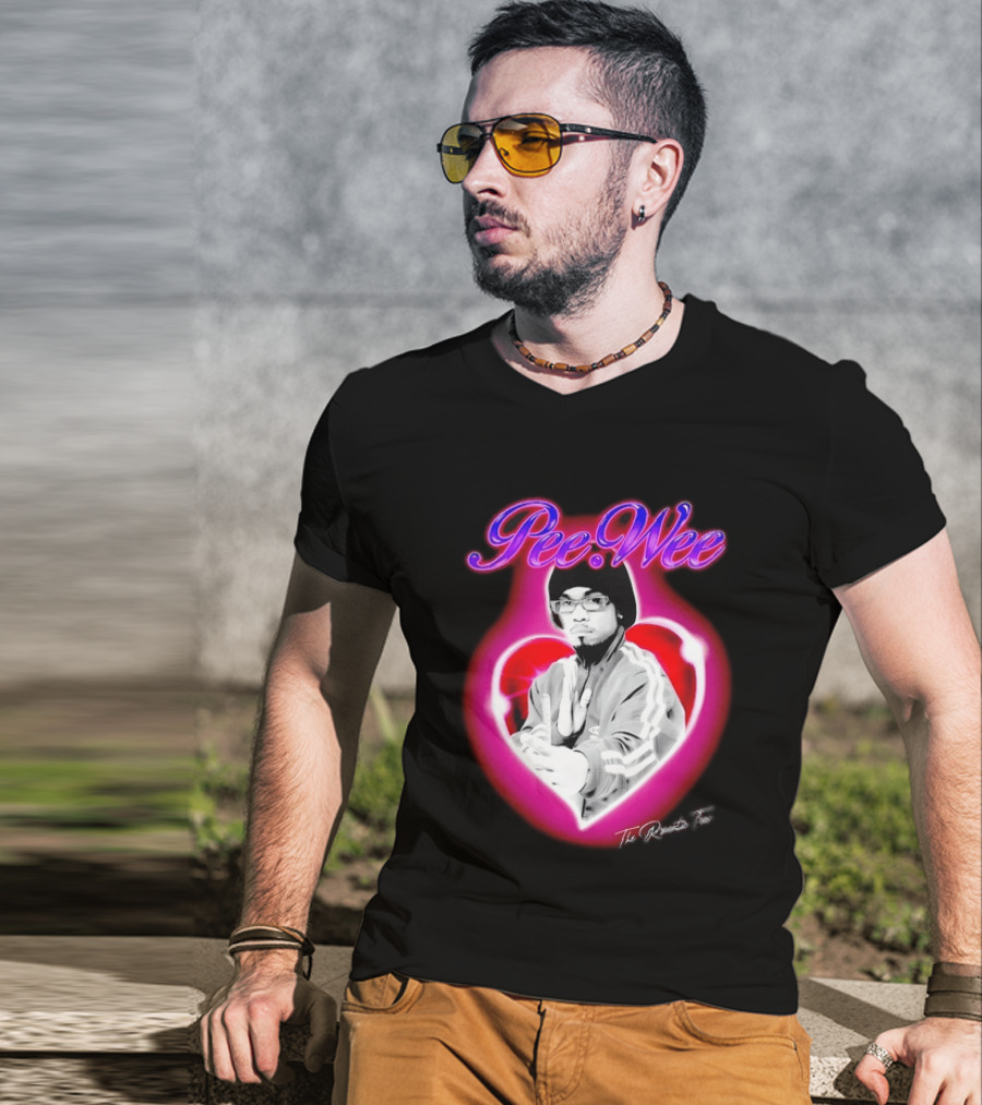 Pee Wee The Romantic Tour Heart Iconic Rap Hip Hop Artist T-Shirt