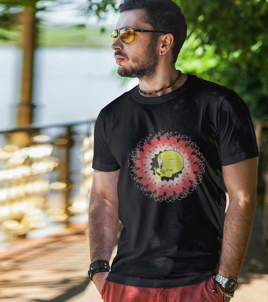 Wyco Store 1996 Tweety Bird Warner Brothers Crochet T-Shirt