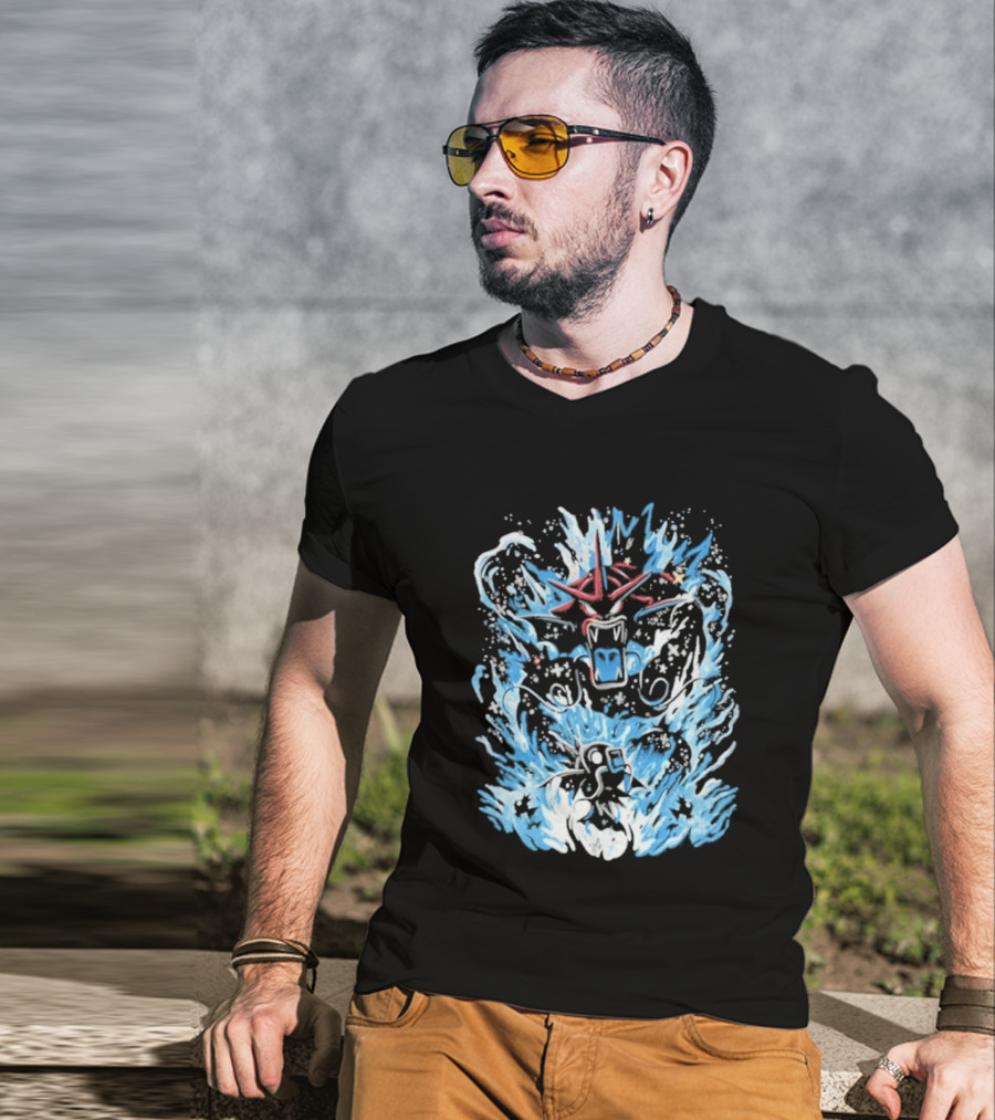 Shiny Rage Water Dragon Splash T-Shirt