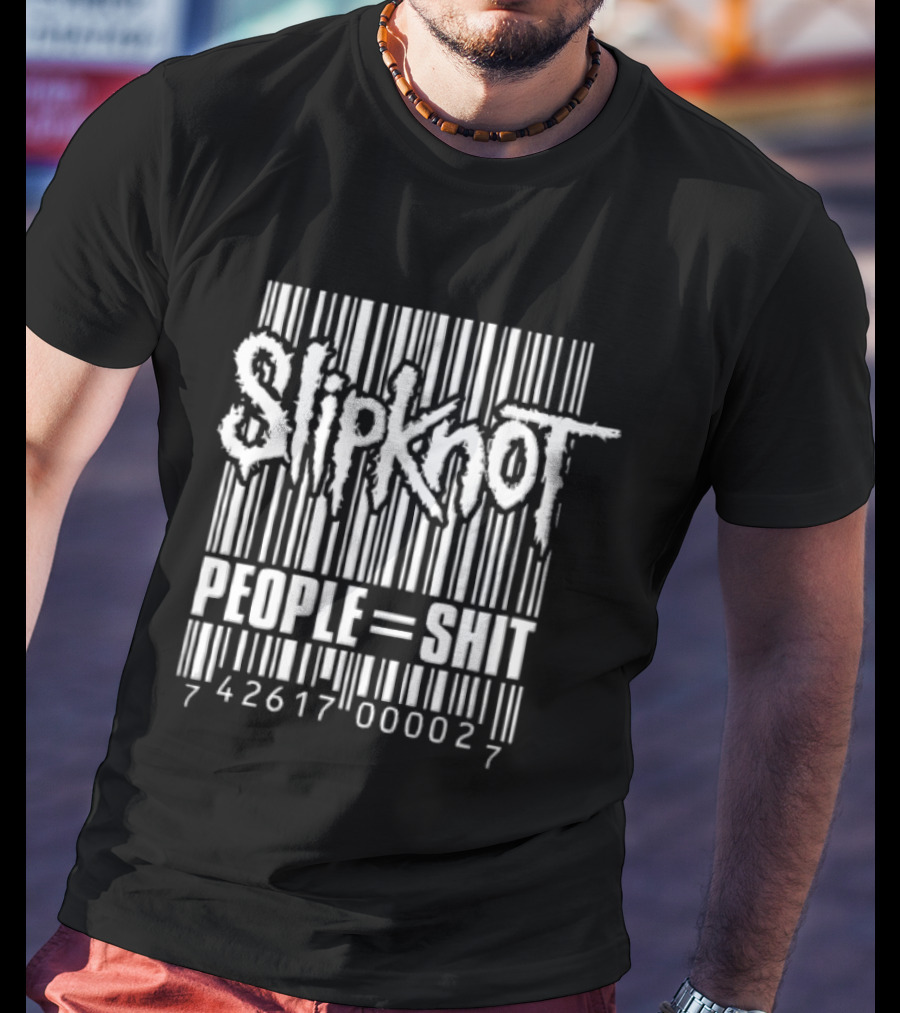 Slipknot People Equals Shit Spiky Barcode 742617000027 T-Shirt