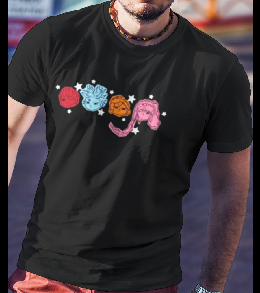 Summer Brothers Store The Band 5SOS Cartoon Heads T-Shirt
