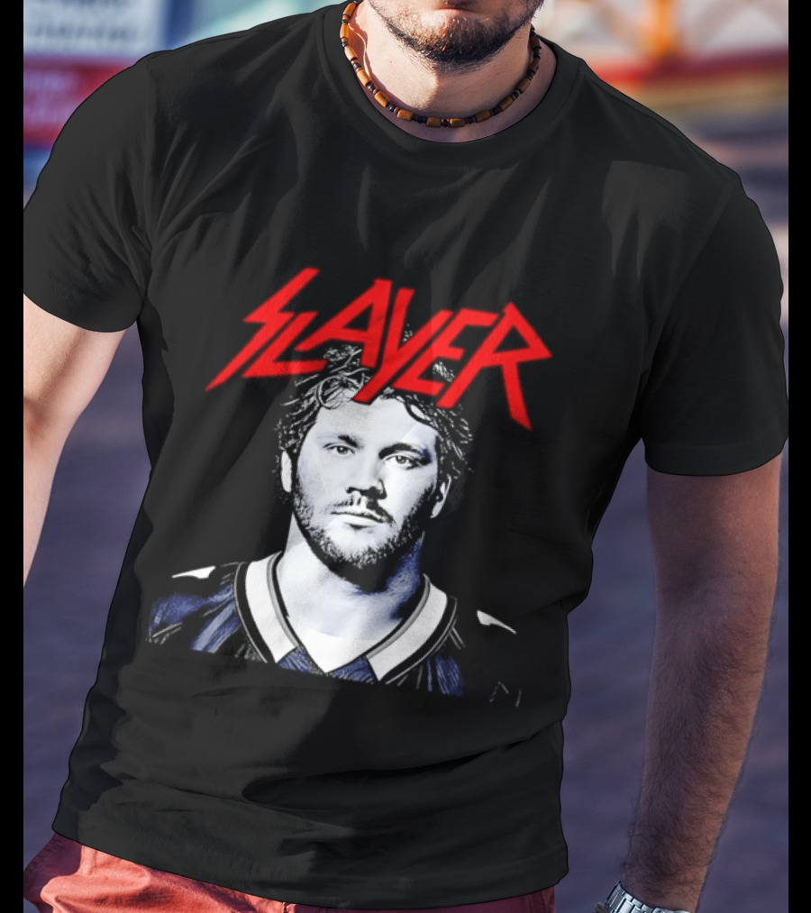 Josh Allen Slayer Buffalo Bills Fan Merchandise T-Shirt