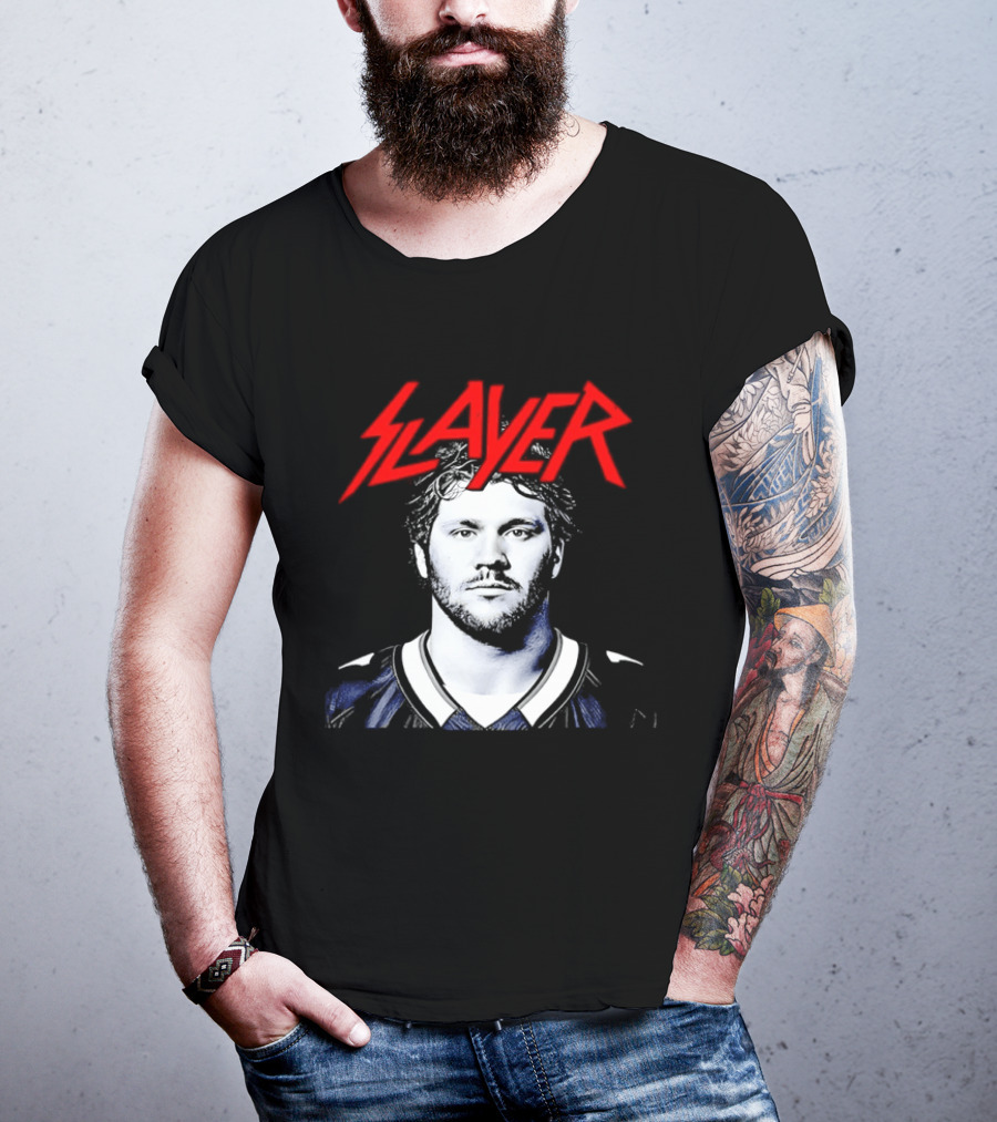 Josh Allen Slayer Buffalo Bills Fan Merchandise T-Shirt