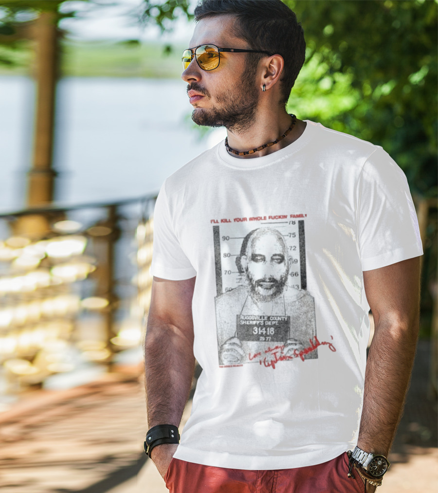 Captain Spaulding The Devil's Rejects Ruggsville County Shot Red T-Shirt