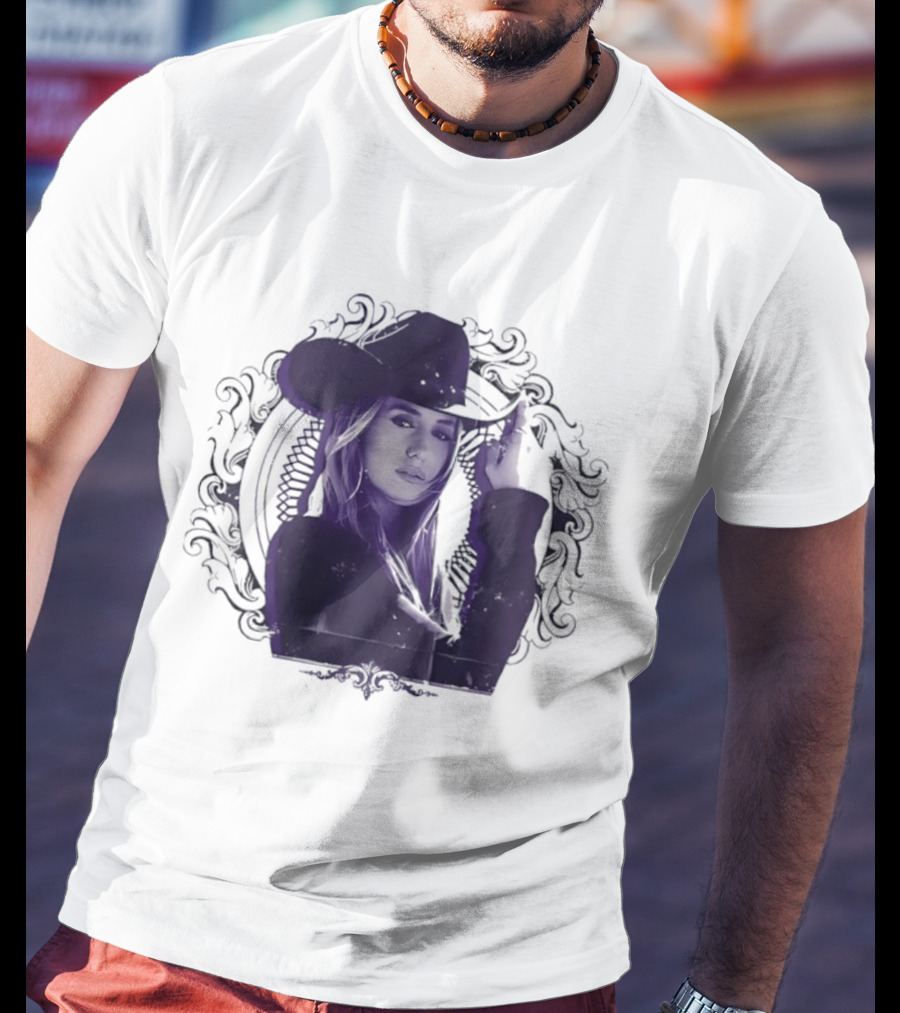 Lainey Wilson Distressed Western Style Country Music Hat T-Shirt