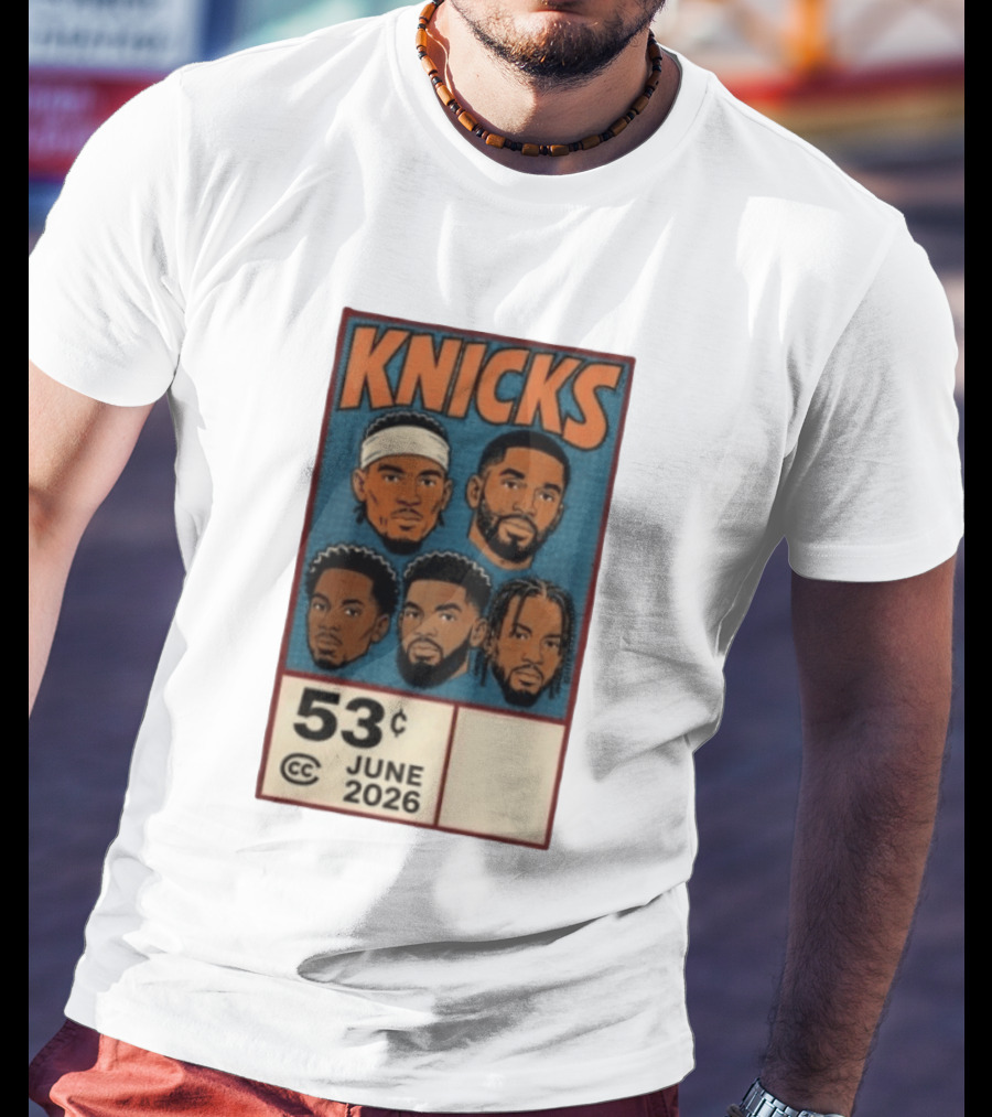 New York Knicks 53¢ Starting 5 June 2026 NBA T-Shirt