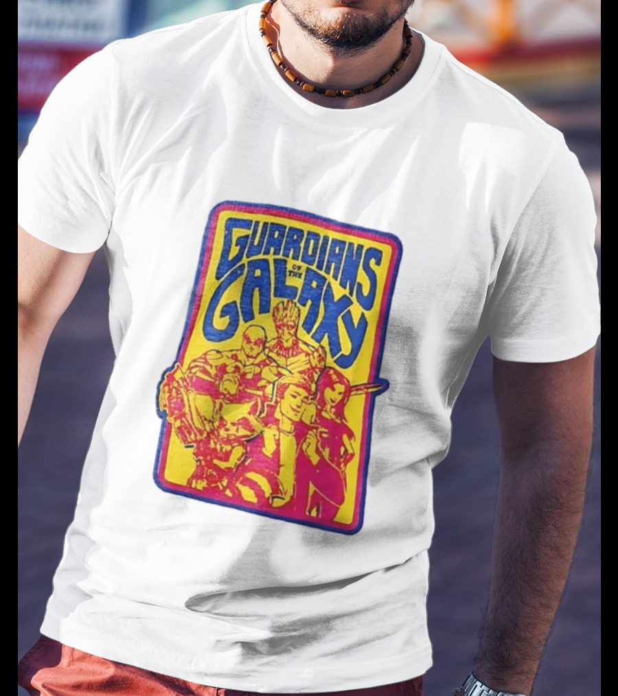 Guardians Of The Galaxy Star Lord Groot Rocket Drax Gamora Marvel T-Shirt