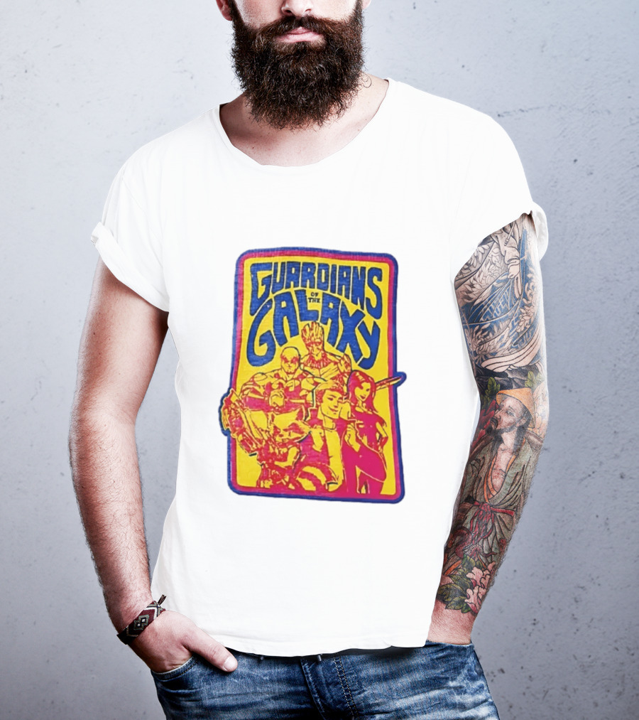 Guardians Of The Galaxy Star Lord Groot Rocket Drax Gamora Marvel T-Shirt