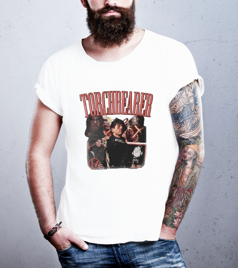 TORCHBEARER Twenty One Pilots Josh Dun Photo Collage Bootleg T-Shirt