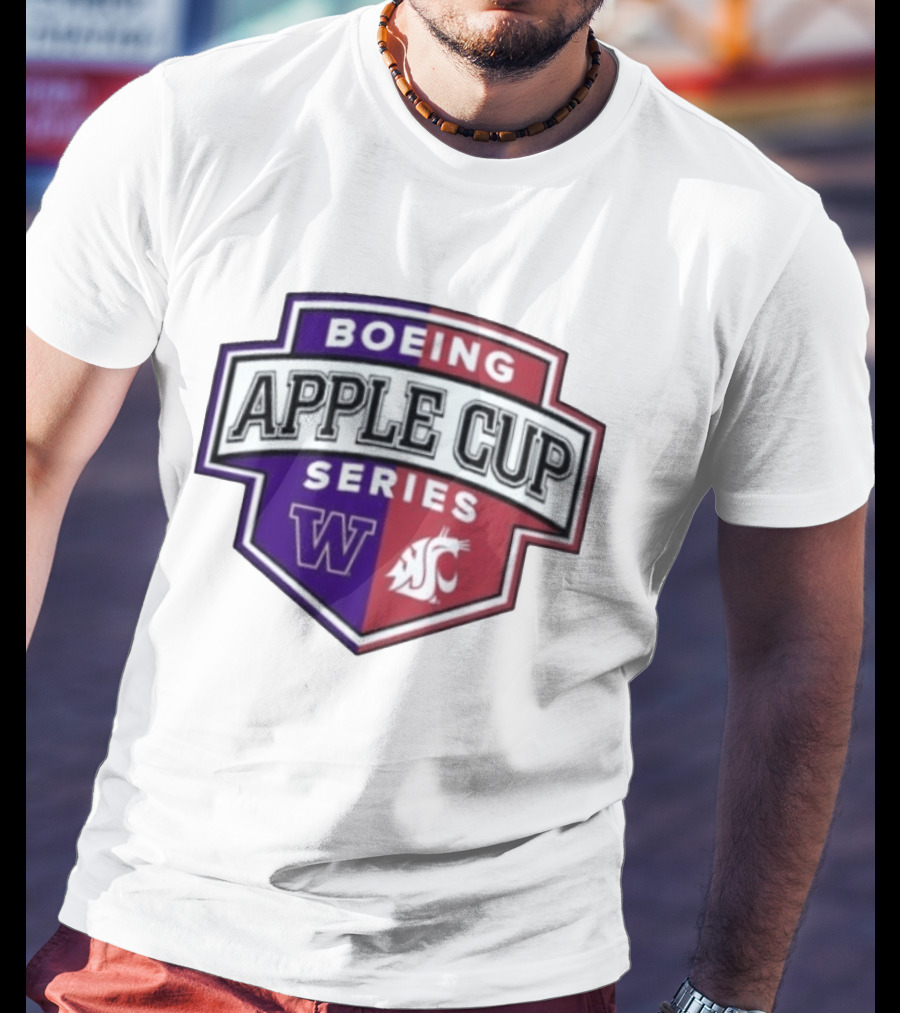 Boeing Apple Cup Series Washington Huskies W Vs Washington State Cougars T-Shirt