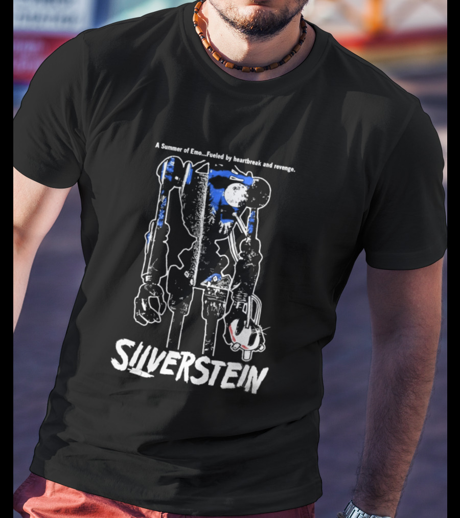 Silverstein A Summer Of Emo Fueled By Heartbreak And Revenge Robot T-Shirt