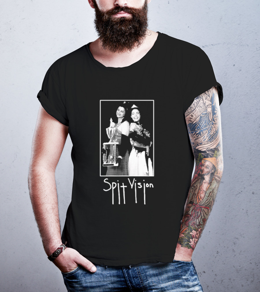 Spit Vision Vintage Beauty Pageant Halftone T-Shirt