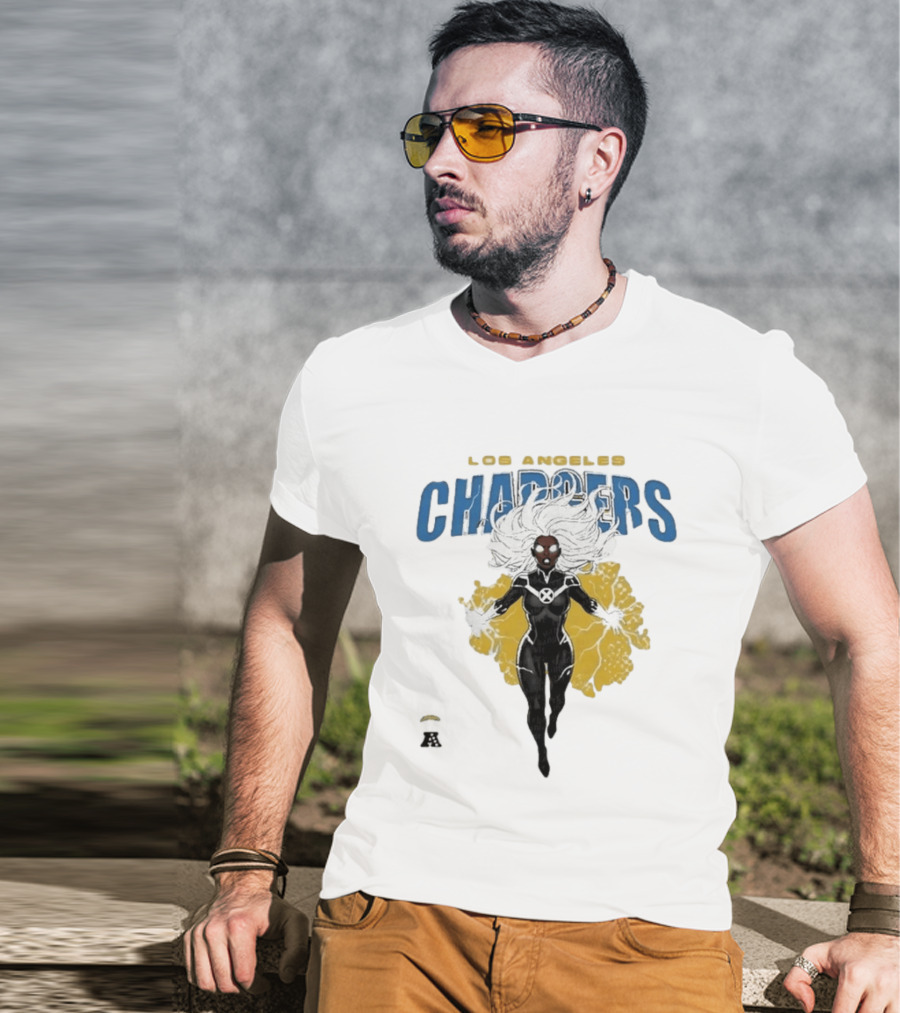 Los Angeles Chargers Storm X Men Marvel T-Shirt